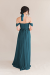 Bardot Bridesmaid Dress by TH&TH - Emerald Green