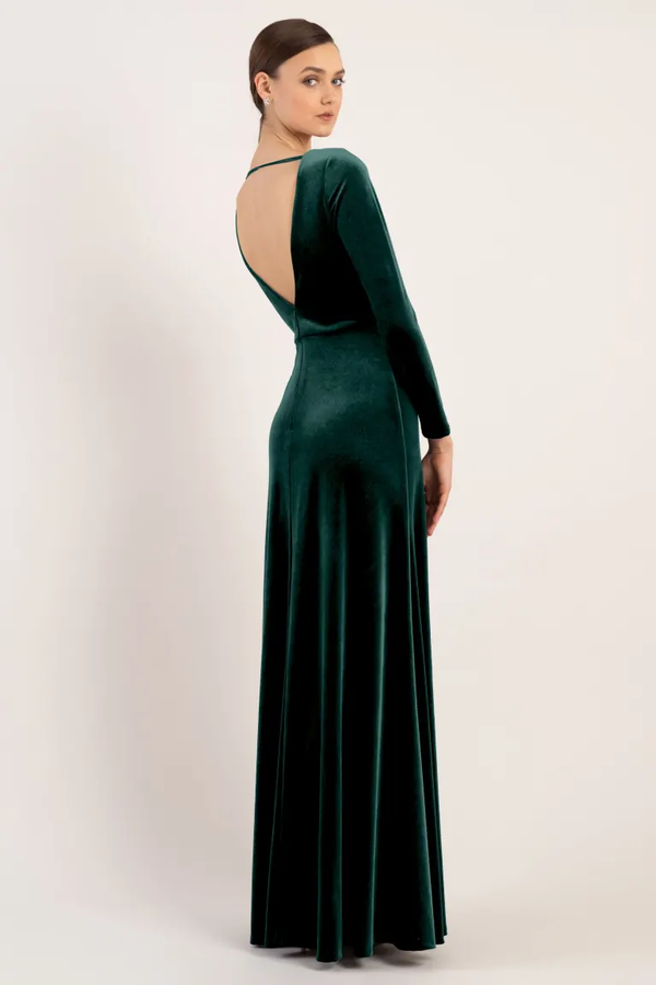 Malia Bridesmaid Dress by Jenny Yoo - Emerald Green Malia Bridesmaid Dress by Jenny Yoo - Emerald Green