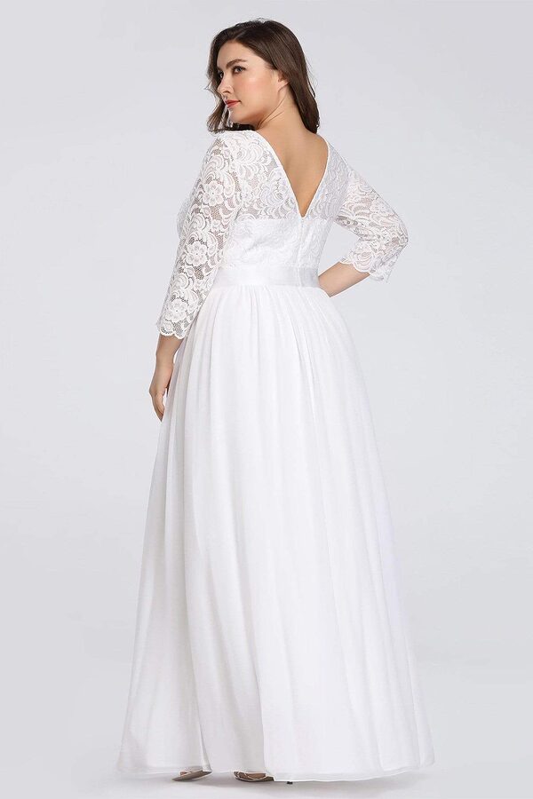 EP07412White2 Zoey White Bridesmaid Dress by Dressology