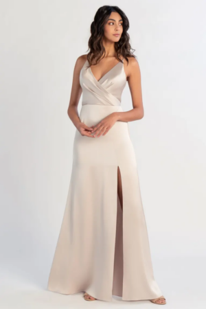 Beckett Bridesmaid Dress by Jenny Yoo - Latte
