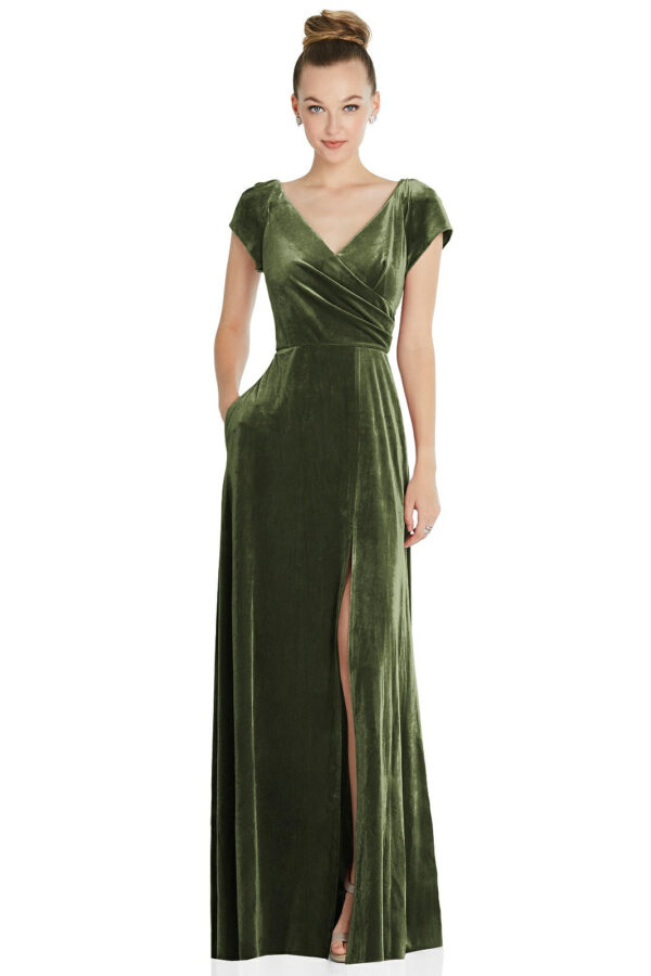 Peyton Olive Green Bridesmaid Dress by Dessy