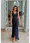Alexandria Sequin Bridesmaid Dress by Tania Olsen - Navy Blue