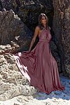 Infinity Wrap Bridesmaid Dress By Tania Olsen - Mink Pink
