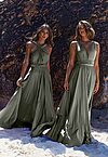 Infinity Wrap Bridesmaid Dress By Tania Olsen - Sage Green