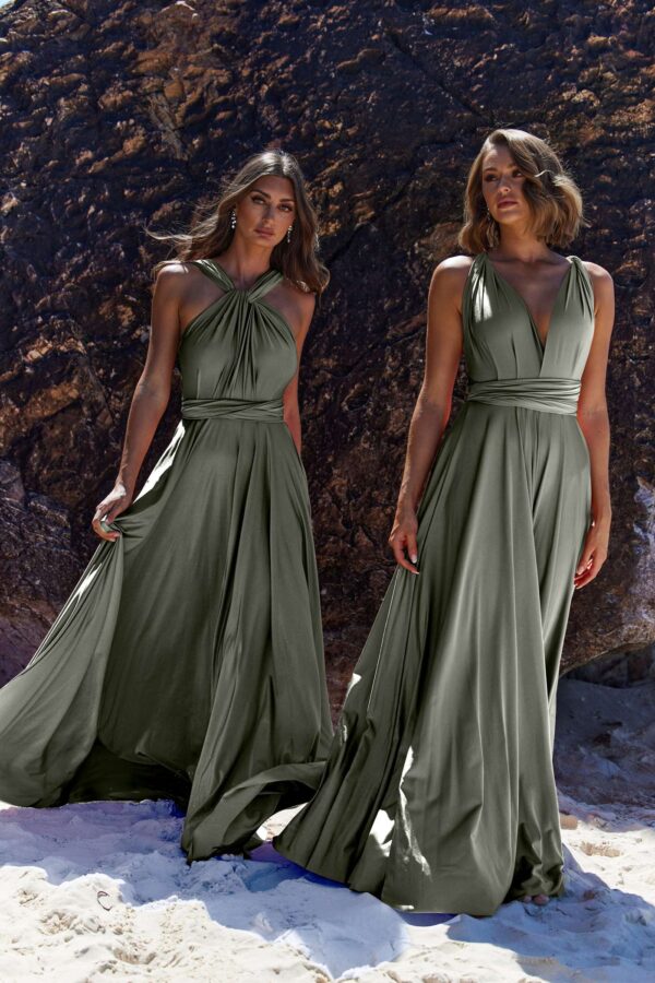 Infinity Wrap Bridesmaid Dress By Tania Olsen - Sage Green