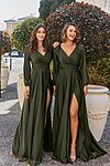 Zahara Bridesmaid Dress by Tania Olsen - Olive Green