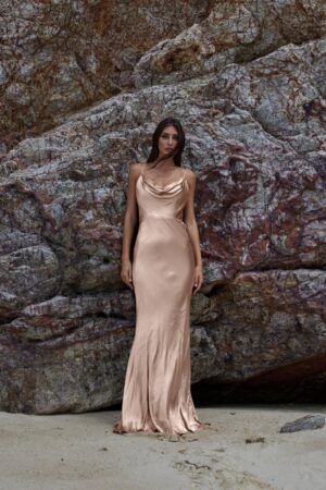 Misty Bridesmaid Dress by Tania Olsen - Champagne