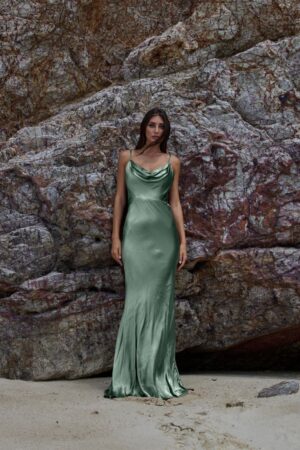 Misty Bridesmaid Dress by Tania Olsen - Sage Green