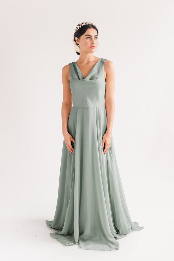 Athena Bridesmaid Dress by TH&TH - Sage Green Athena Bridesmaid Dress by TH&TH - Sage Green