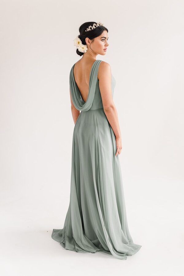 Athena Bridesmaid Dress by TH&TH - Sage Green Athena Bridesmaid Dress by TH&TH - Sage Green