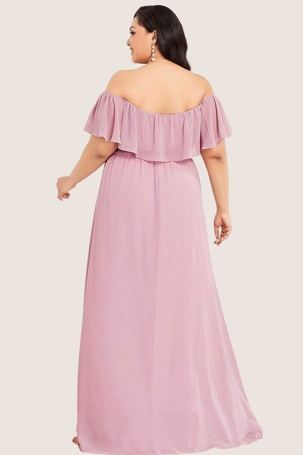 IvyBridesmaidsDressMauvePinkChiffon IvyBridesmaidsDressMauvePinkChiffon