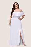 Ivy White Bridesmaid Dress by Dressology