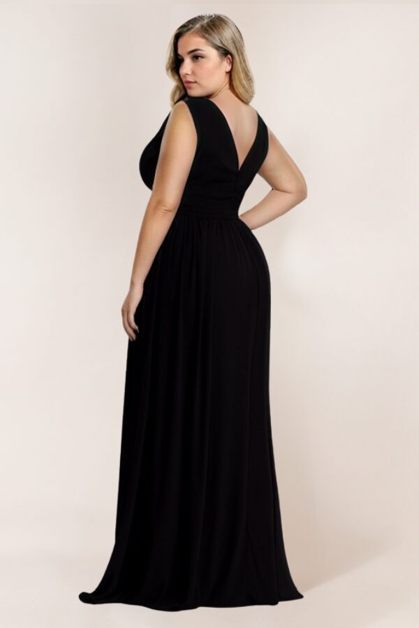 Lana Black Bridesmaid Dresses Back V back Black Bridesmaid dresses Australia