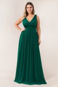 V back emerald green Bridesmaid dresses Australia