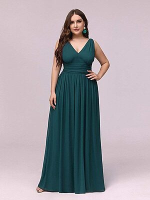 Lana Teal Blue Cheap Bridesmaid Dresses by Dressology