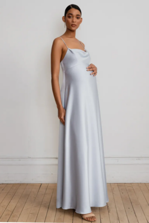 Addison Maternity Bridesmaid Dress by Jenny Yoo - Whisper Blue