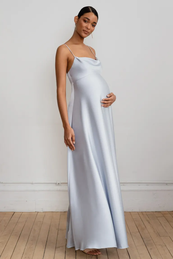 Addison Maternity Bridesmaid Dress by Jenny Yoo - Whisper Blue Addison Maternity Bridesmaid Dress by Jenny Yoo - Whisper Blue