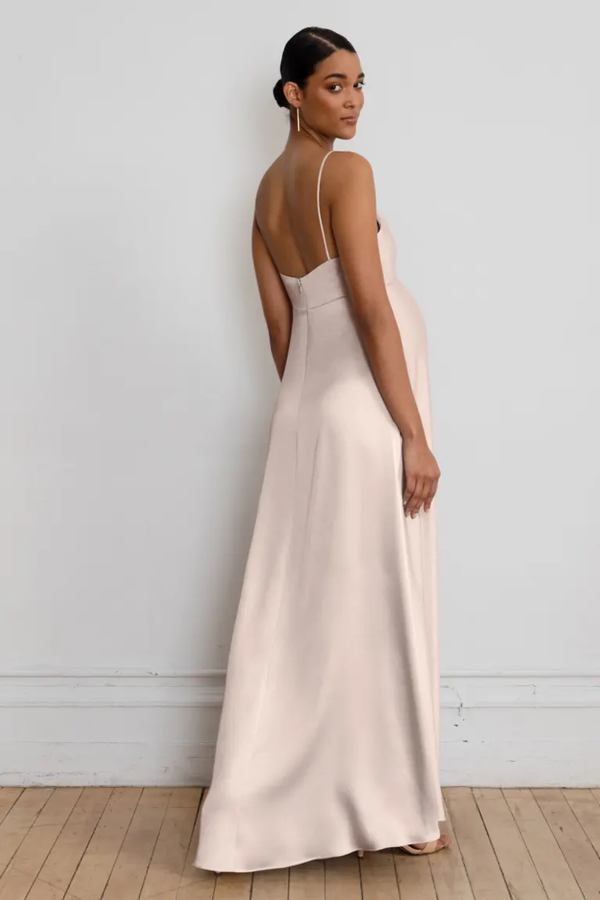 Addison Maternity Bridesmaid Dress by Jenny Yoo - Prosecco Addison Maternity Bridesmaid Dress by Jenny Yoo - Prosecco