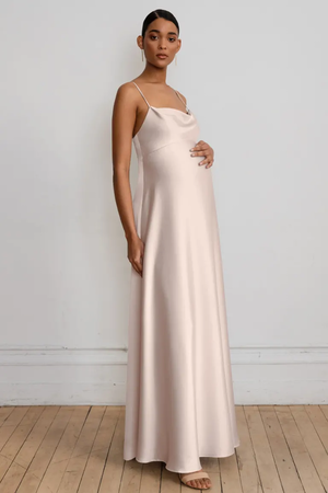 Addison Maternity Bridesmaid Dress by Jenny Yoo - Prosecco