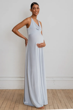 Sullivan Maternity Bridesmaid Dress by Jenny Yoo - Whisper Blue