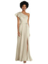 Kyah Champagne Bridesmaid Dress by Dessy