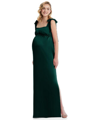 Libby Maternity Bridesmaid Dress by Dessy - Evergreen