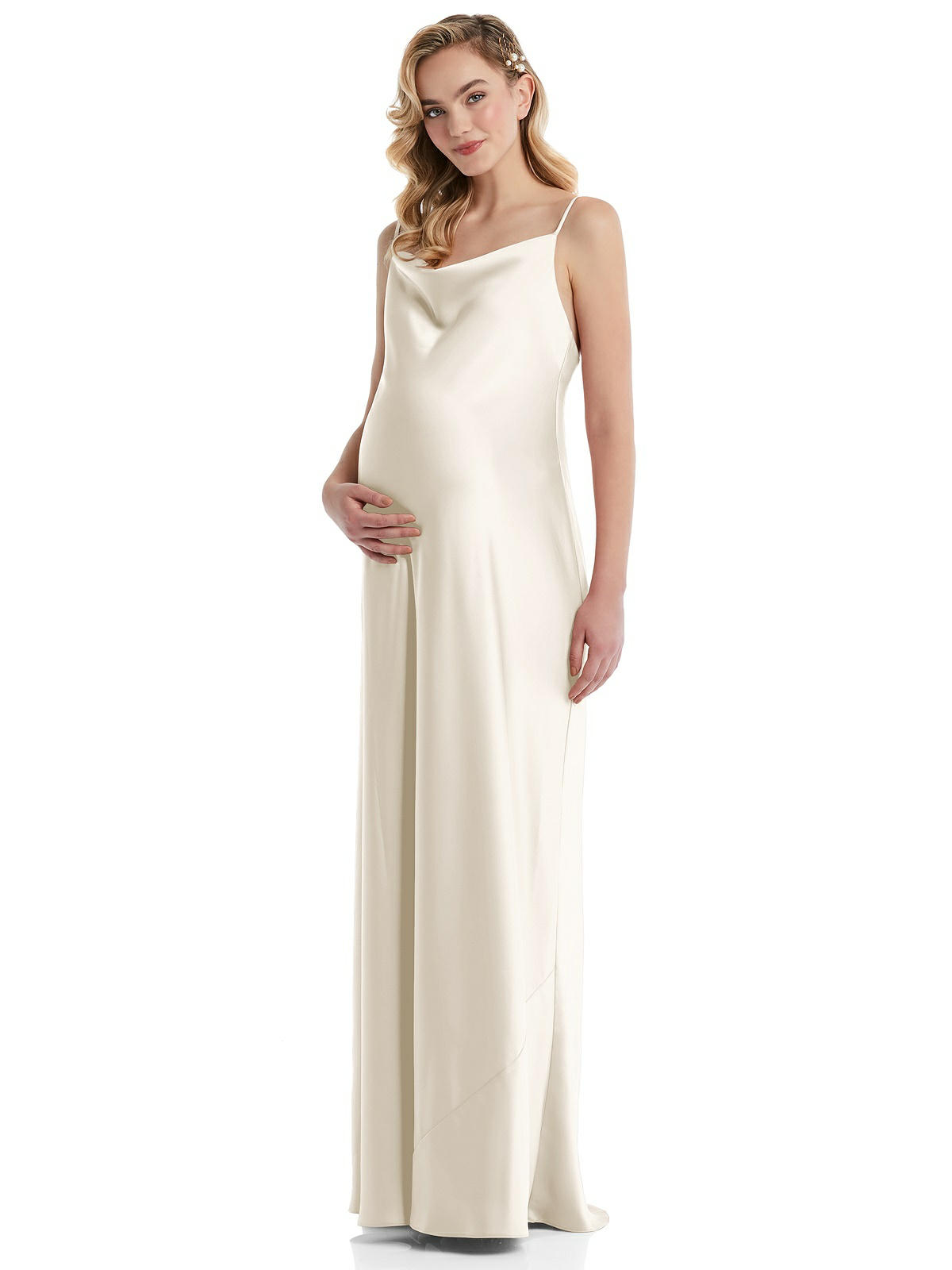 Gracie Maternity Bridesmaid Dress by Dessy – Ivory