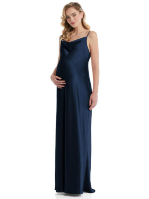 Gracie Maternity Bridesmaid Dress by Dessy - Midnight Blue
