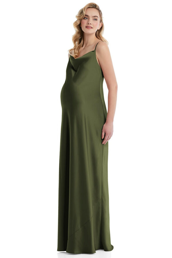 Gracie Maternity Bridesmaid Dress by Dessy - Olive Green