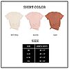 Babe Cotton T Shirt in Rust - TShirtSizeChart