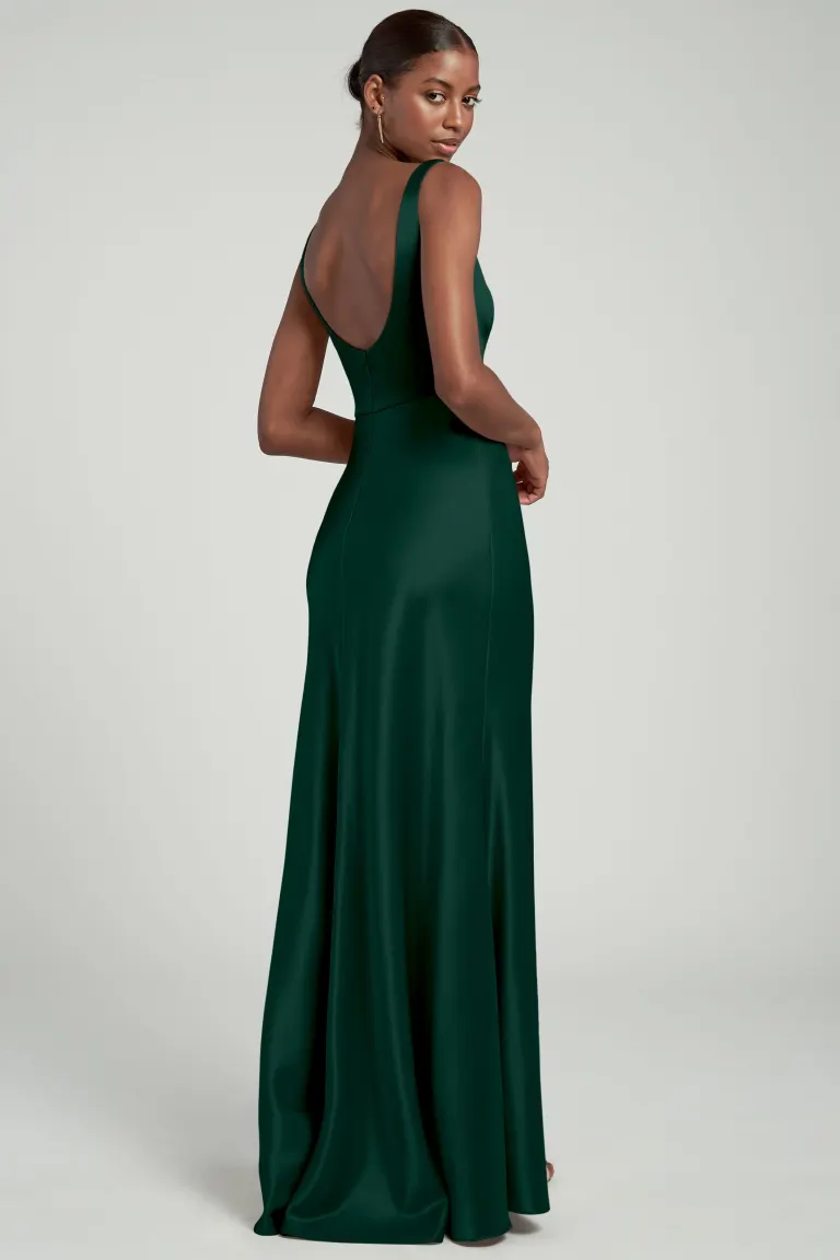 Ariana Bridesmaid Dress by Jenny Yoo - Emerald Green