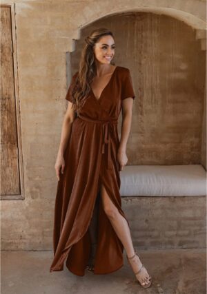 Chester Bridesmaid Dress by Tania Olsen - Rust