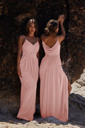 Ebonie Bridesmaid Dress by Tania Olsen - Blush Pink
