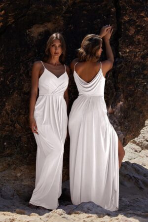Ebonie Bridesmaid Dress by Tania Olsen - Vintage White