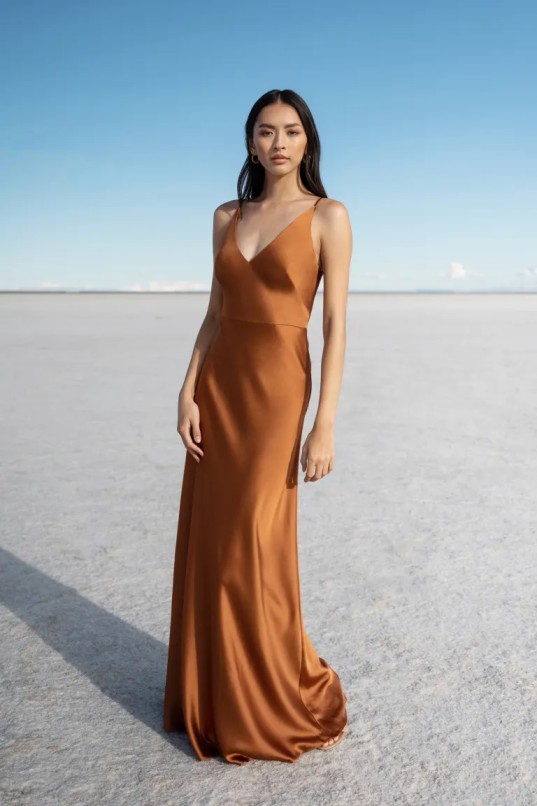 Marla Bridesmaid Dress by Jenny Yoo – Copper