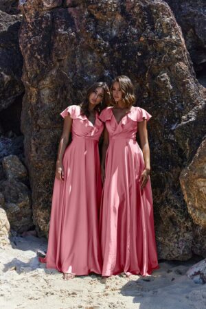 Petal Bridesmaid Dress by Tania Olsen - Mink Pink
