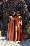 Petal Bridesmaid Dress by Tania Olsen - Terracotta