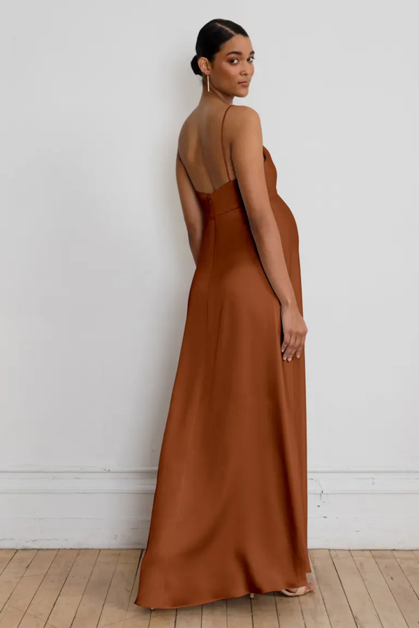 Addison Maternity Bridesmaid Dress by Jenny Yoo - Copper Addison Maternity Bridesmaid Dress by Jenny Yoo - Copper