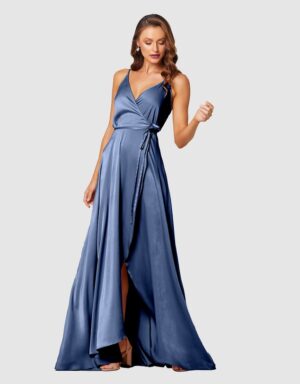 Jithya Bridesmaid Dress by Tania Olsen - Dusty Blue