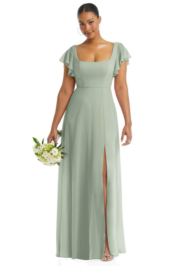 Ayda Willow Green Bridesmaid Dress by Dessy