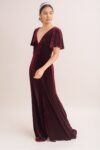 Celeste Velvet Bridesmaid Dress by TH&TH - Roseberry