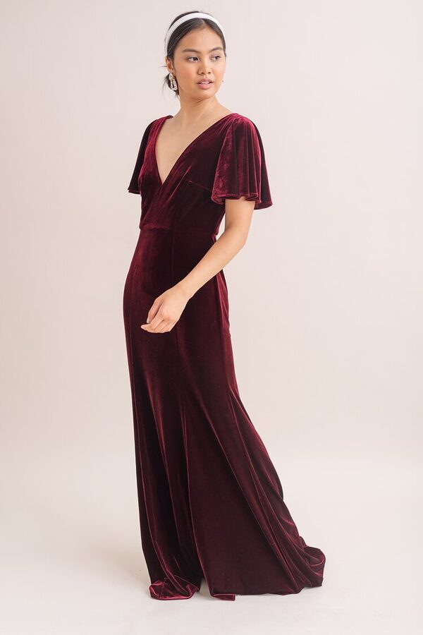 Celeste Velvet Bridesmaid Dress by TH&TH - Roseberry Celeste Velvet Bridesmaid Dress by TH&TH - Roseberry