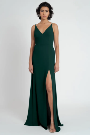 Nina Bridesmaid Dress by Jenny Yoo - Emerald Green