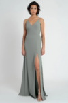 Nina Bridesmaid Dress by Jenny Yoo - Moss Green