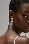 Chelsea Gold Rhinestone Drop Bridesmaid Earrings by Jenny Yoo - Chelsea
