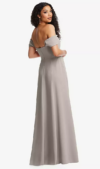 Jennifer Taupe Grey Bridesmaid Dress by Dessy
