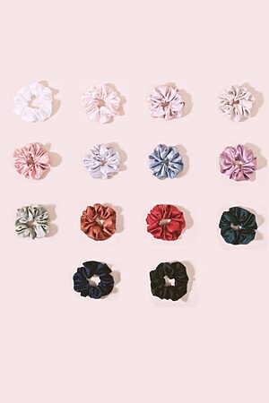 satin party robes, scrunchies, eye masks and bridesmaids getting ready accessories