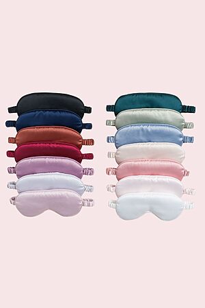 bridal party robes, scrunchies, eye masks and bridesmaids getting ready accessories