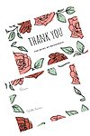 Dusty Rose Thank You For Being My Bridesmaid Card
