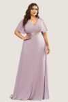 Lilac Purple Cheap Bridesmaid Dresses Australia Ready To Ship A line Sleeves